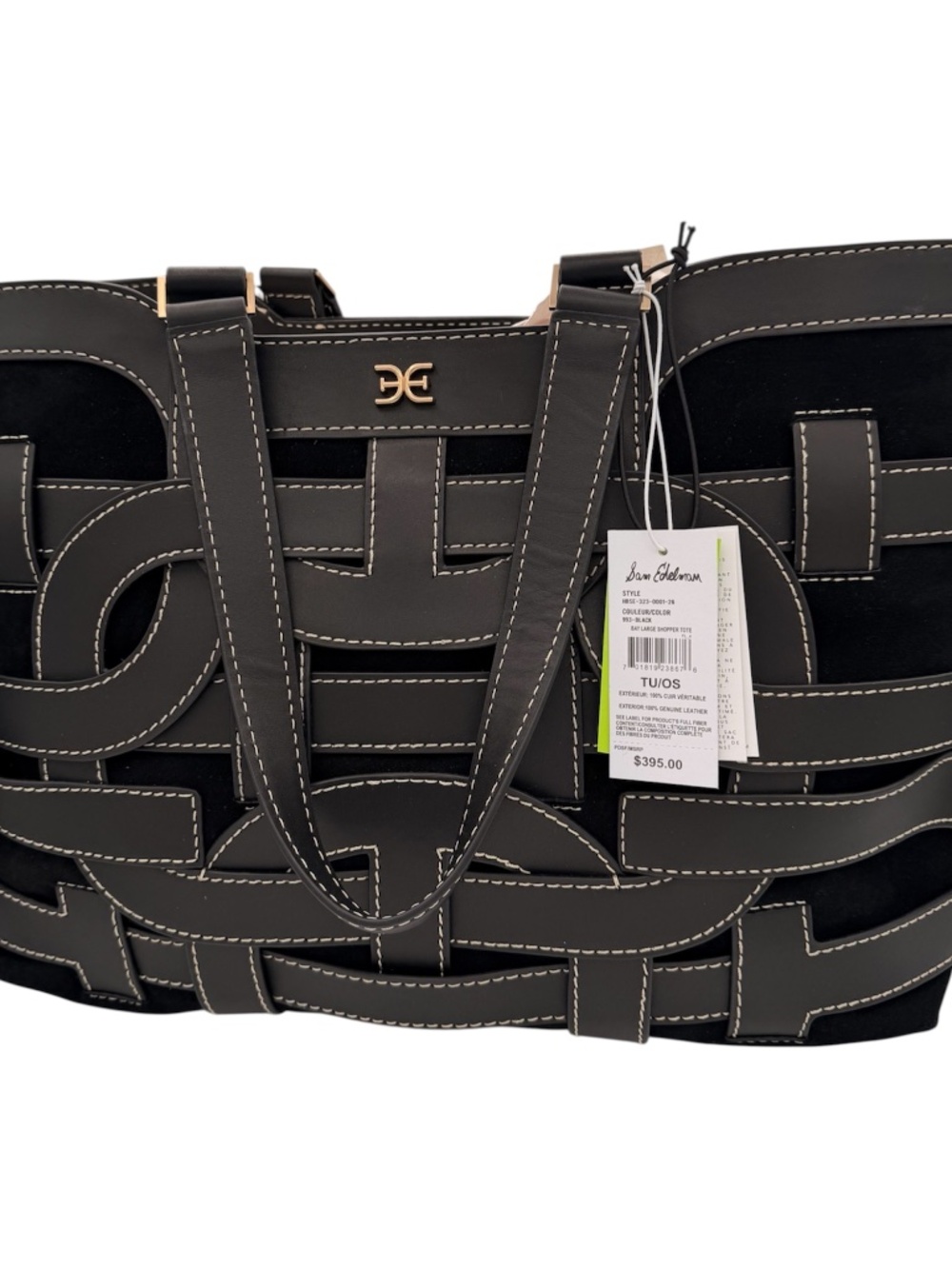 Sam Edelman Bay Large Leather Shopper Tote